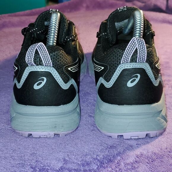 Asics Women's Gel-Venture 8 Trail Running Shoes 1012A706 Size 7 Black Purple - Picture 4 of 11